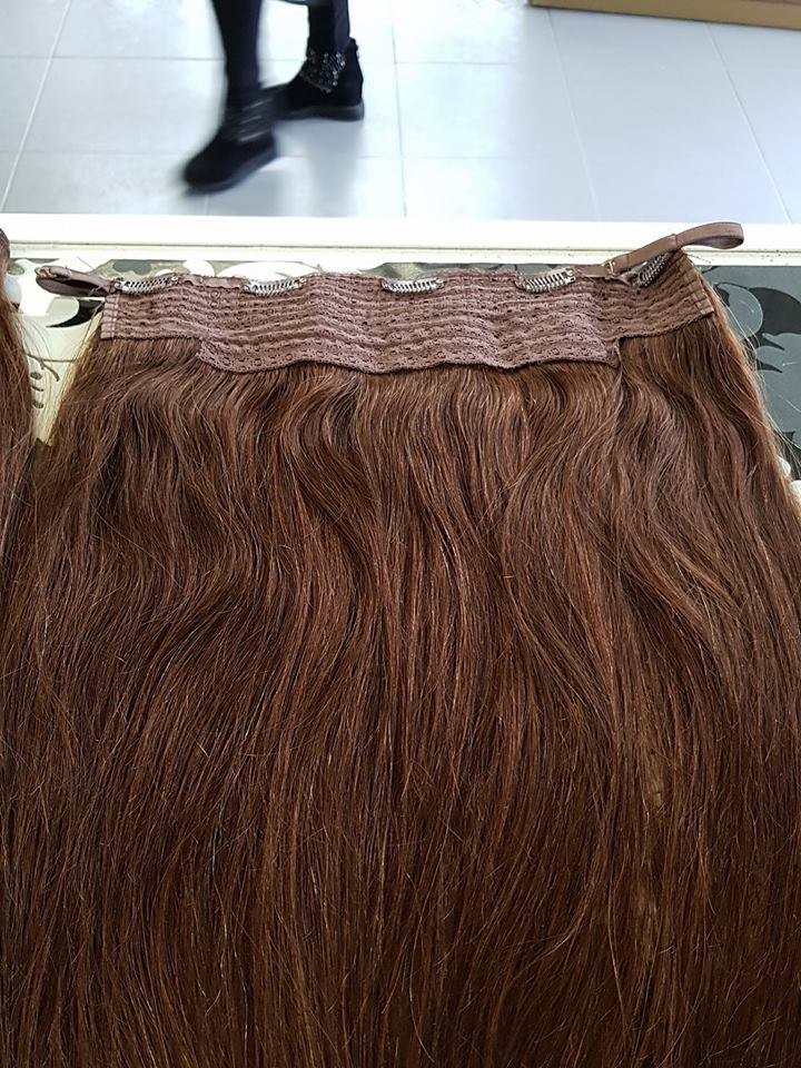unica fascia in clip 100g capello indiano extra - Veronica Hair Extension